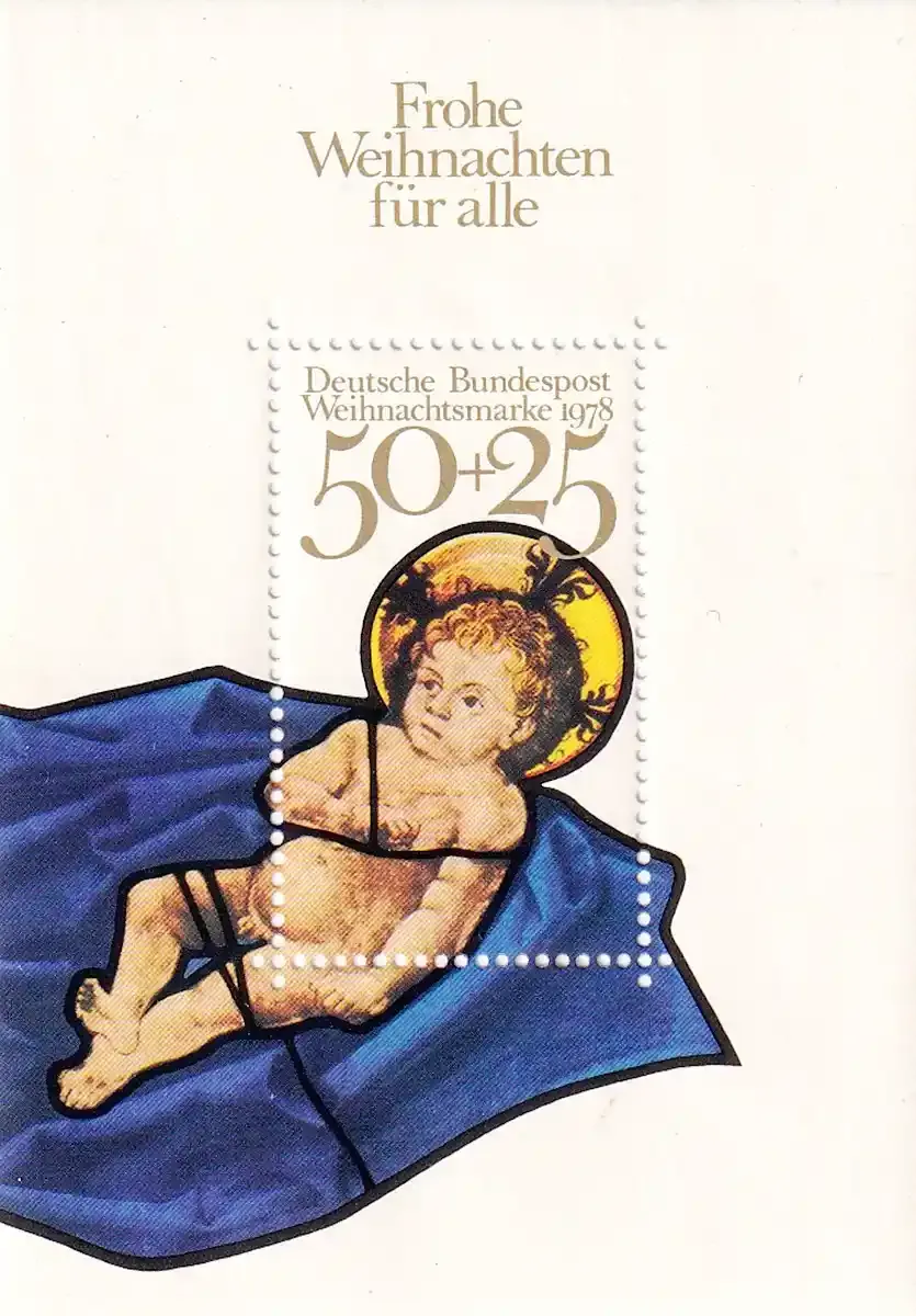 Germany 1978 Christmas Stamp (ss/1v). MNH(**)