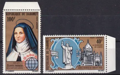 Dahomey 1973 Airmail - The 100th Anniv of the Birth of St. Therese of Lisieux. MNH(**)
