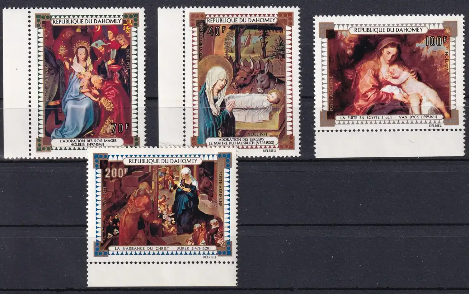 Dahomey 1971 Airmail - Christmas. MNH(**) Dahomey 1971 Airmail - Christmas. MNH(**)