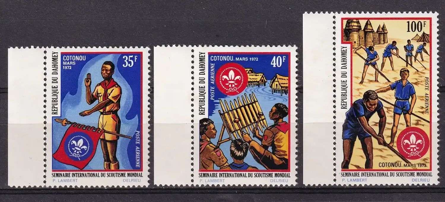 Dahomey 1972 Airmail, Scouts. MNH(**) Dahomey 1972 Airmail, Scouts. MNH(**)
