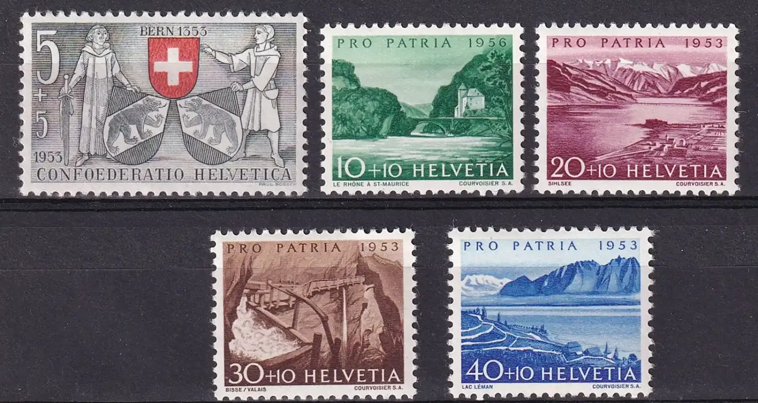 Switzerland 1953 Pro Patria - Bern - The 600th Anniv of the Confederation. MNH(**) Switzerland 1953 Pro Patria - Bern - The 600th Anniv of the Confederation. MNH(**)