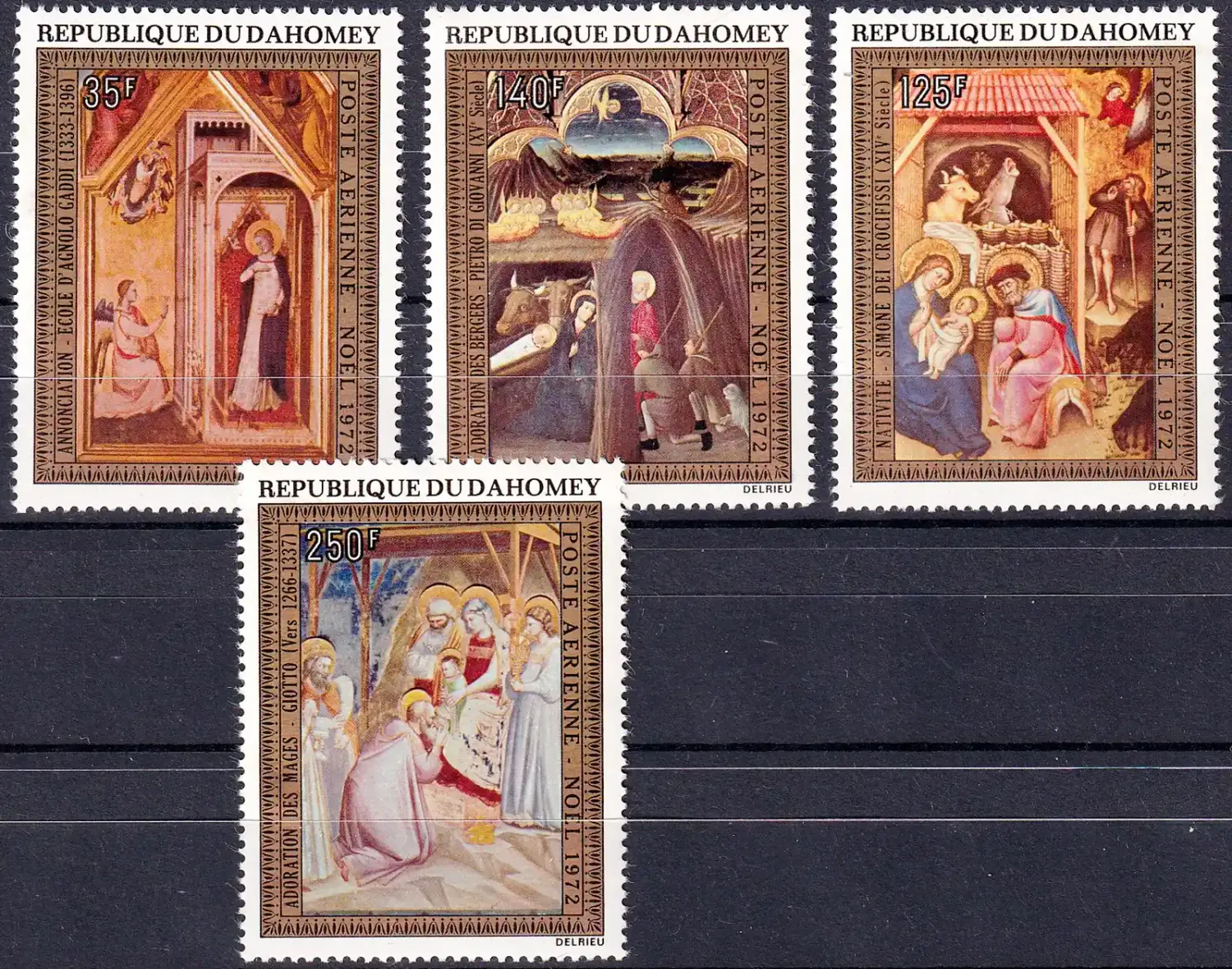 Dahomey 1972 Airmail - Paintings. MNH(**) Dahomey 1972 Airmail - Paintings. MNH(**)