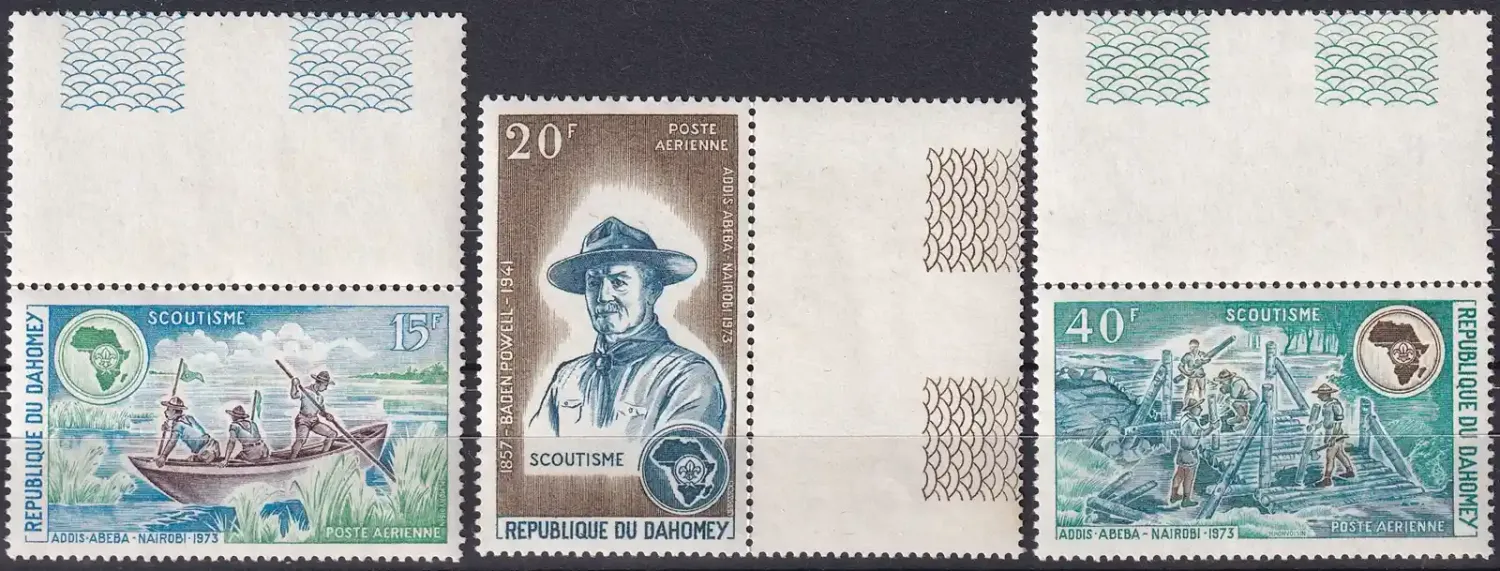 Dahomey 1973 Airmail - Scouting. MNH(**) Dahomey 1973 Airmail - Scouting. MNH(**)