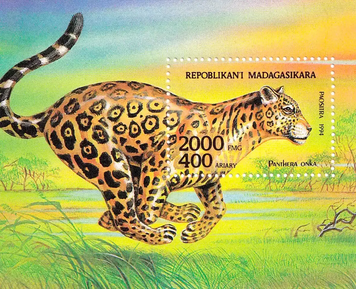 Madagascar 1994 Animals - Predators (ss/1v)-MNH(**) Madagascar 1994 Animals - Predators (ss/1v)-MNH(**)