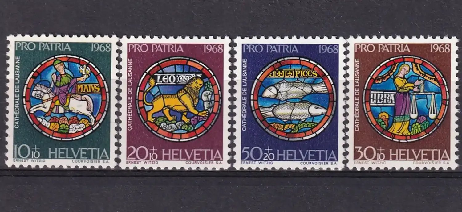 Switzerland 1968 Pro Patria - Arts. MNH(**) Switzerland 1968 Pro Patria - Arts. MNH(**)