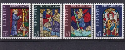 Switzerland 1969 Pro Patria - Arts. MNH(**)