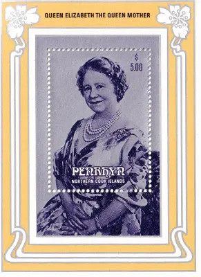 Cook Islands (Penrhyn) 1985 The 85th Anniv of the Birth of Queen Elizabeth the Queen Mother-MNH (**) Cook Islands (Penrhyn) 1985 The 85th Anniv of the Birth of Queen Elizabeth the Queen Mother-MNH (**)