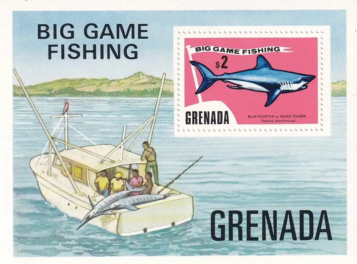 Grenada 1975 Big Game Fishing (ss/1v). MNH(**) Grenada 1975 Big Game Fishing (ss/1v). MNH(**)