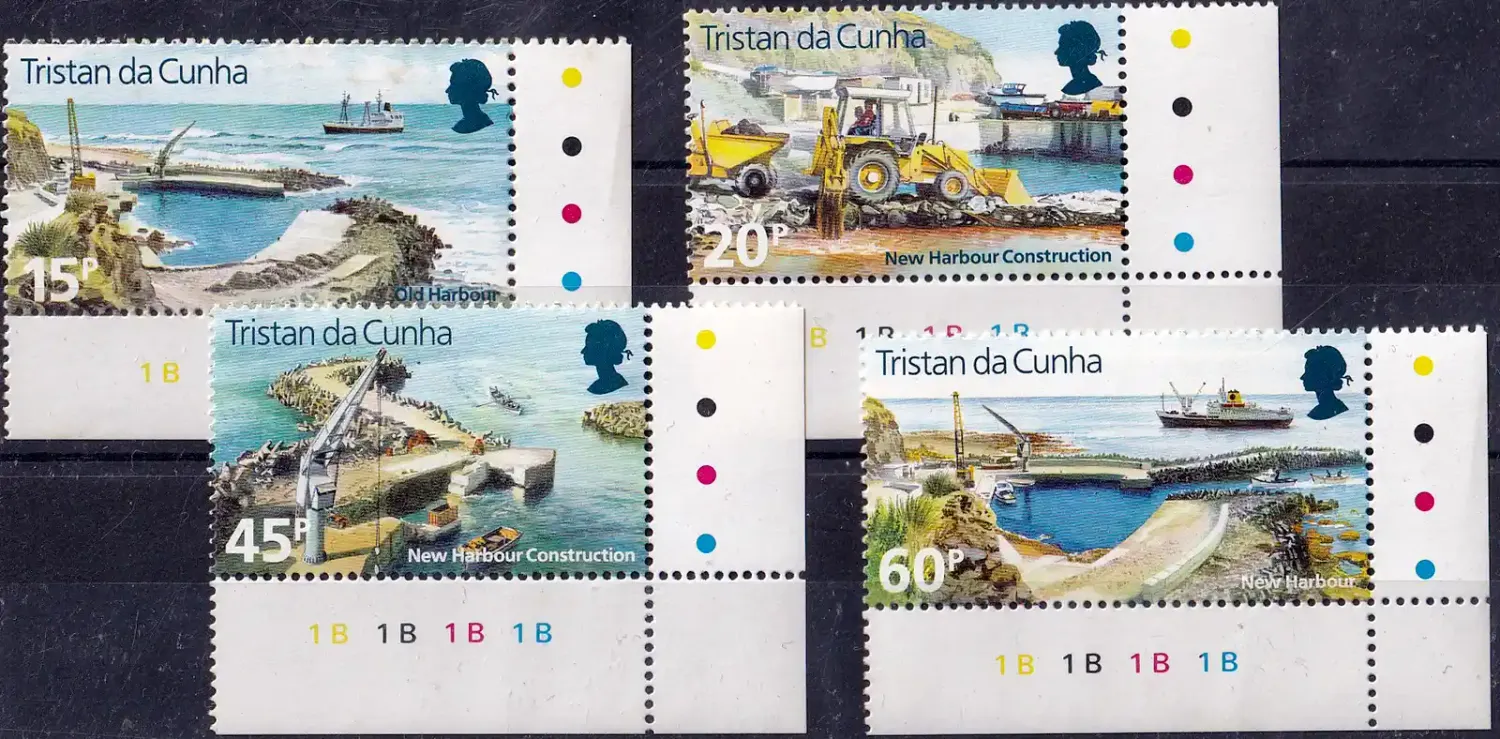 Tristan da Cunha 1996 Construction of New Harbor. MNH(**)