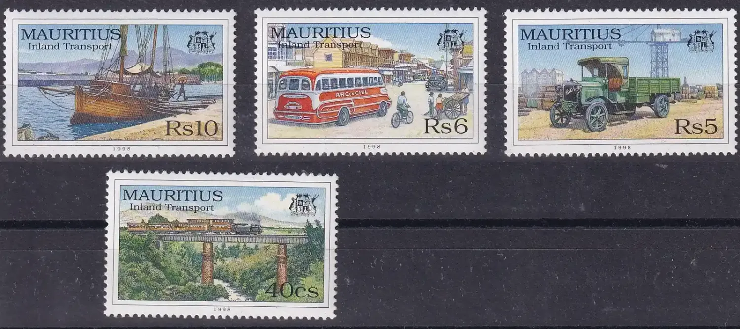 Mauritius 1998 Transportation. MNH(**) Mauritius 1998 Transportation. MNH(**)