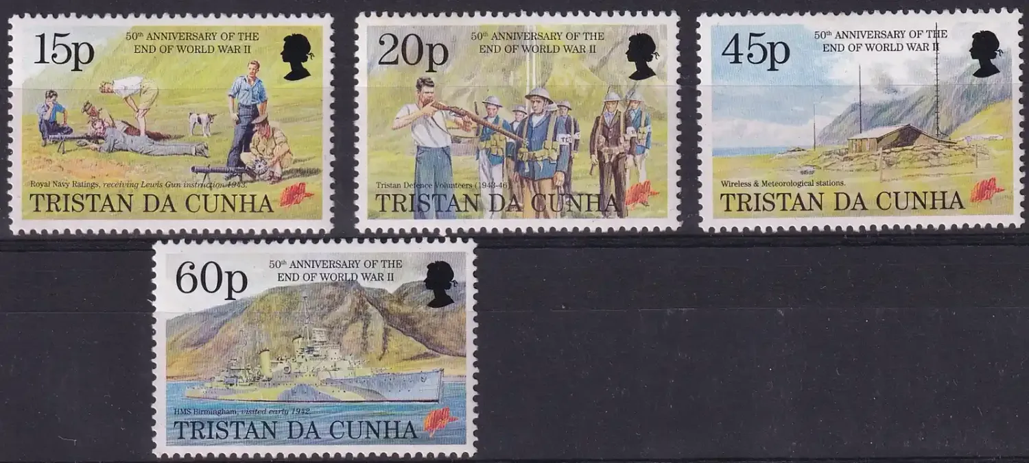 Tristan da Cunha 1995 The 50th Anniv of the End of the Second World War. MNH(**) Tristan da Cunha 1995 The 50th Anniv of the End of the Second World War. MNH(**)
