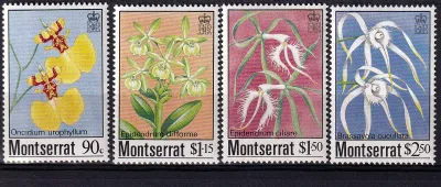 Montserrat 1985 Orchids (v4). MNH(**)