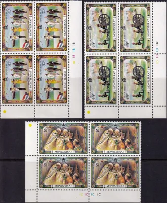 Montserrat 1977 The 25th Anniv of the Reign of Queen Elizabeth II (C/Blocks). MNH(**) Montserrat 1977 The 25th Anniv of the Reign of Queen Elizabeth II (C/Blocks). MNH(**)
