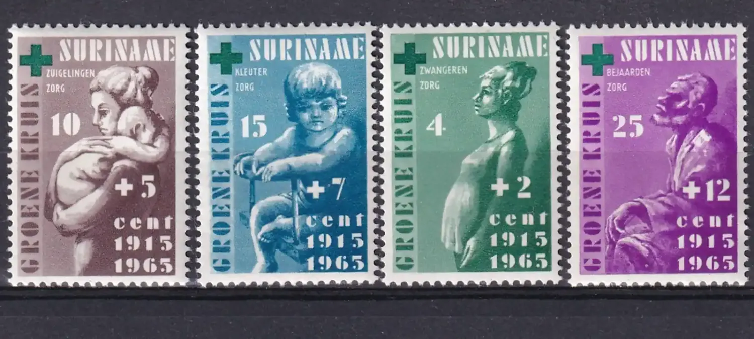 Suriname 1965 The 50th Anniv of "Het Groene Kruis", The Green Cross. MNH(**)