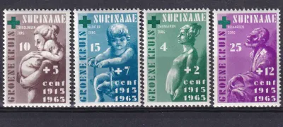Suriname 1965 The 50th Anniv of "Het Groene Kruis", The Green Cross. MNH(**) Suriname 1965 The 50th Anniv of "Het Groene Kruis", The Green Cross. MNH(**)