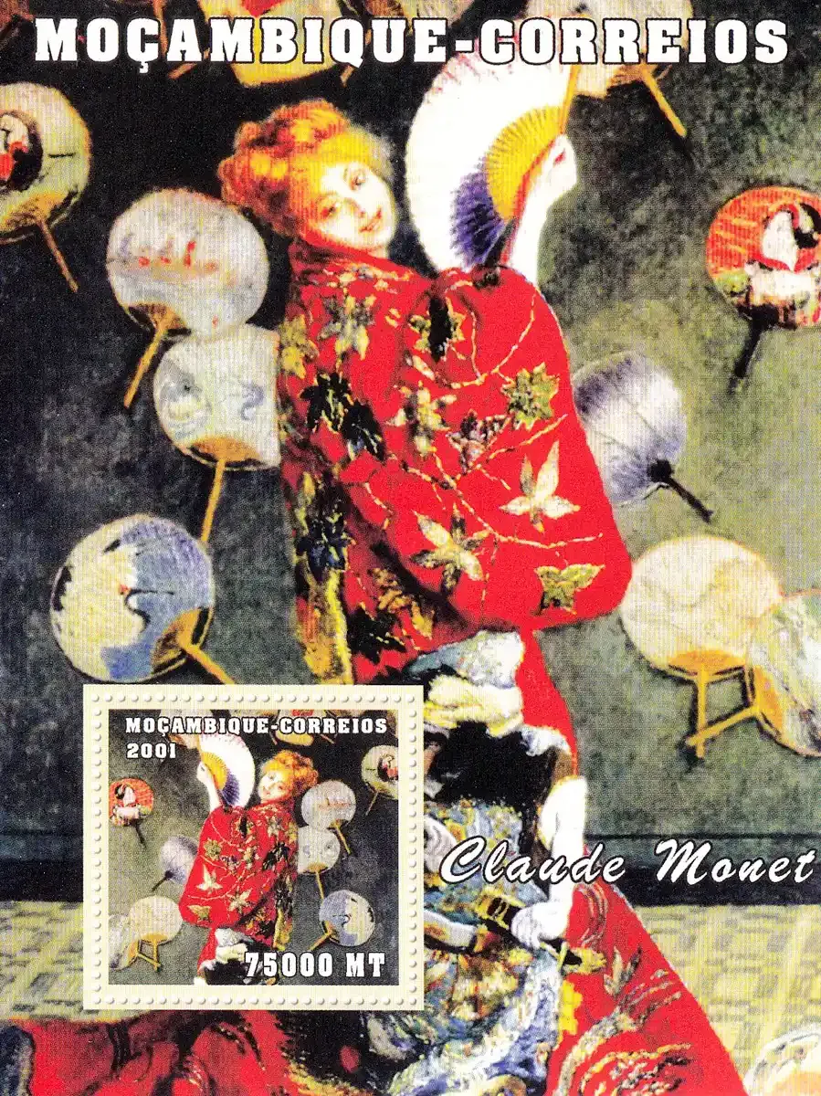 Mozambique 2001 Paintings (ss/1v). MNH(**)