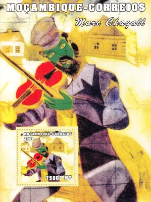 Mozambique 2001 Paintings (ss/1v). MNH(**) Mozambique 2001 Paintings (ss/1v). MNH(**)