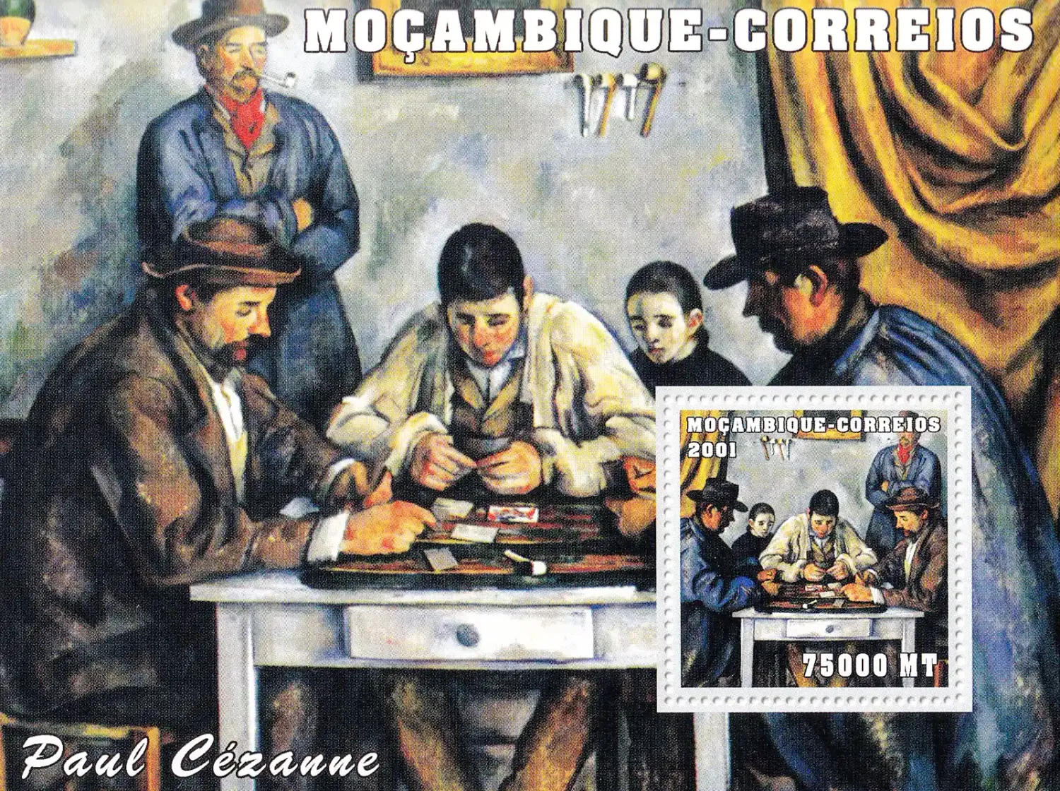 Mozambique 2001 Paintings (ss/1v). MNH(**)