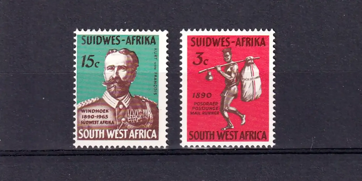 South West Africa 1965 The 75th Anniv of the Foundation of Windhoek (2v). MNH(**)