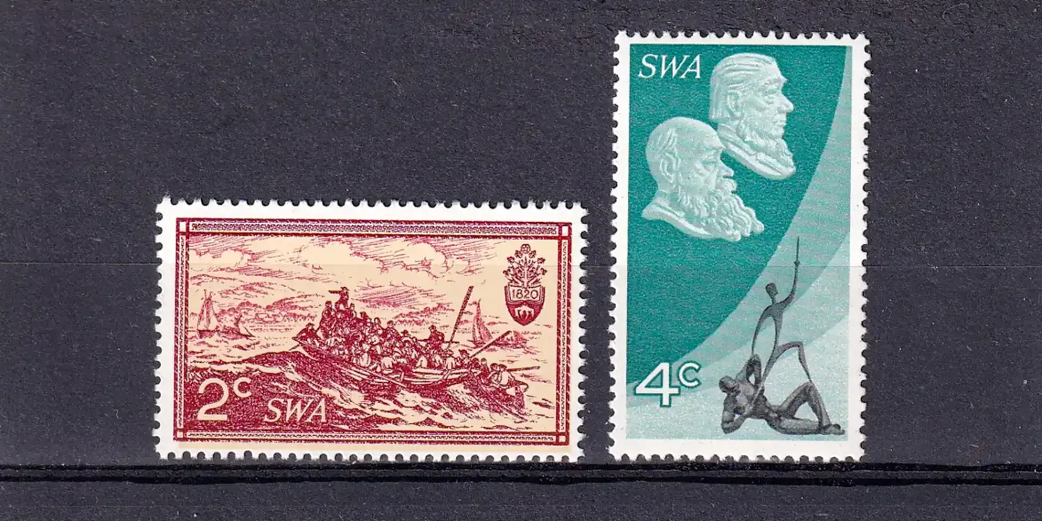 South West Africa 1971 The 10th Anniv of the South African Republic (2v). MNH(**) South West Africa 1971 The 10th Anniv of the South African Republic (2v). MNH(**)