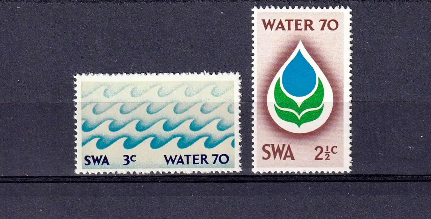 South West Africa 1970 Water Management Year (2v). MNH(**) South West Africa 1970 Water Management Year (2v). MNH(**)