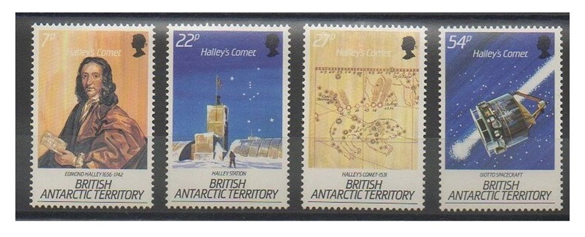 British Antarctic: 1986 Halley's Comet. MNH(**)