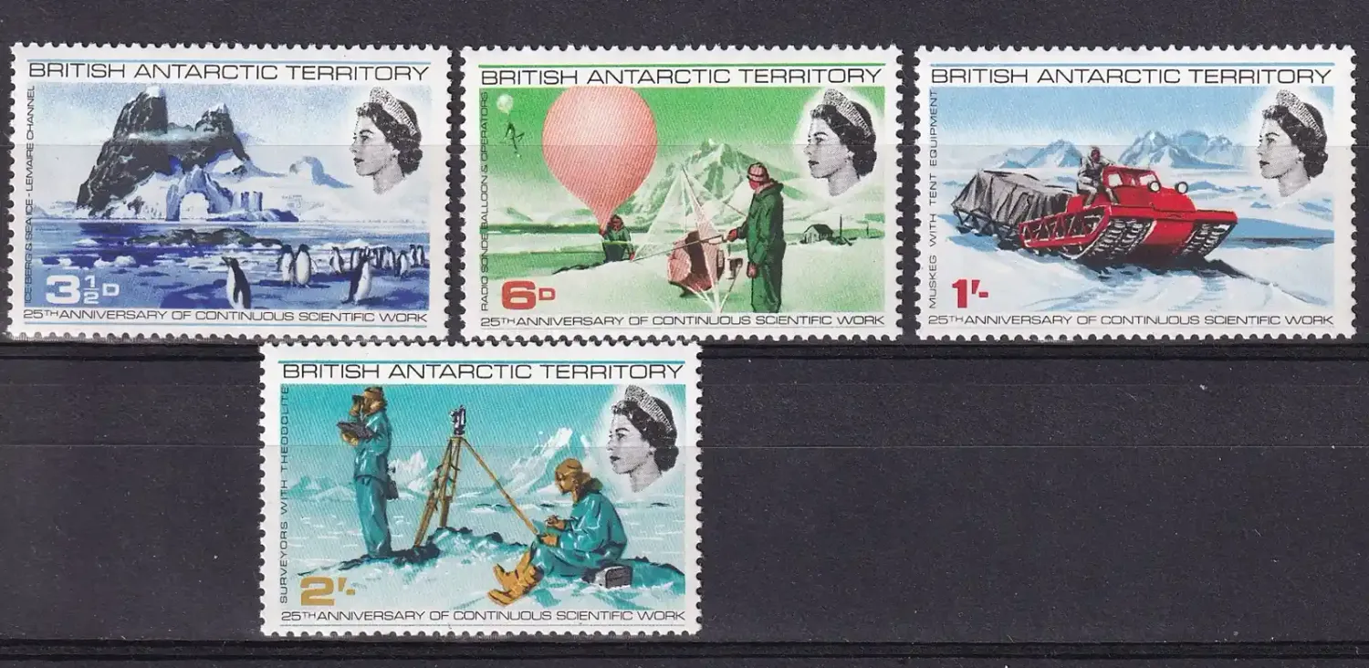 British Antarctic: 1969 Scientific Work. MNH(**) British Antarctic: 1969 Scientific Work. MNH(**)