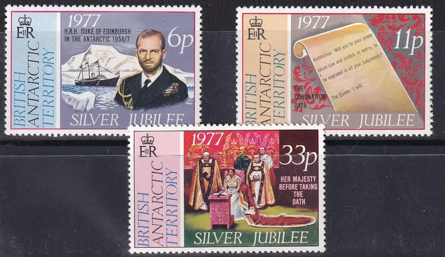 British Antarctic: 1977 QEII Silver Jubilee. MNH(**) British Antarctic: 1977 QEII Silver Jubilee. MNH(**)