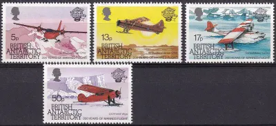 British Antarctic: 1984 Manned Flight. MNH(**) British Antarctic: 1984 Manned Flight. MNH(**)
