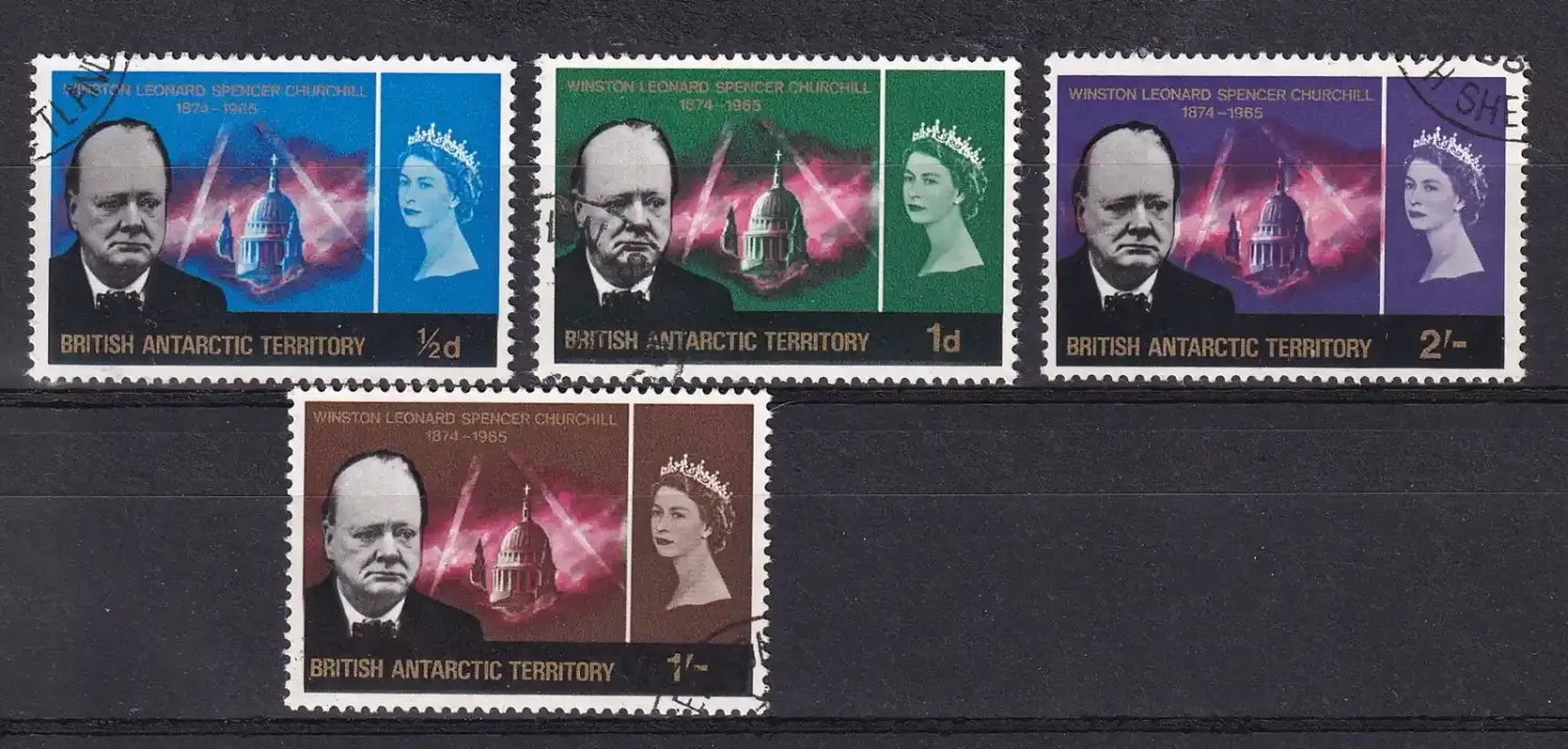British Antarctic: 1966 W.Churchill. CTO, NH(**) British Antarctic: 1966 W.Churchill. CTO, NH(**)