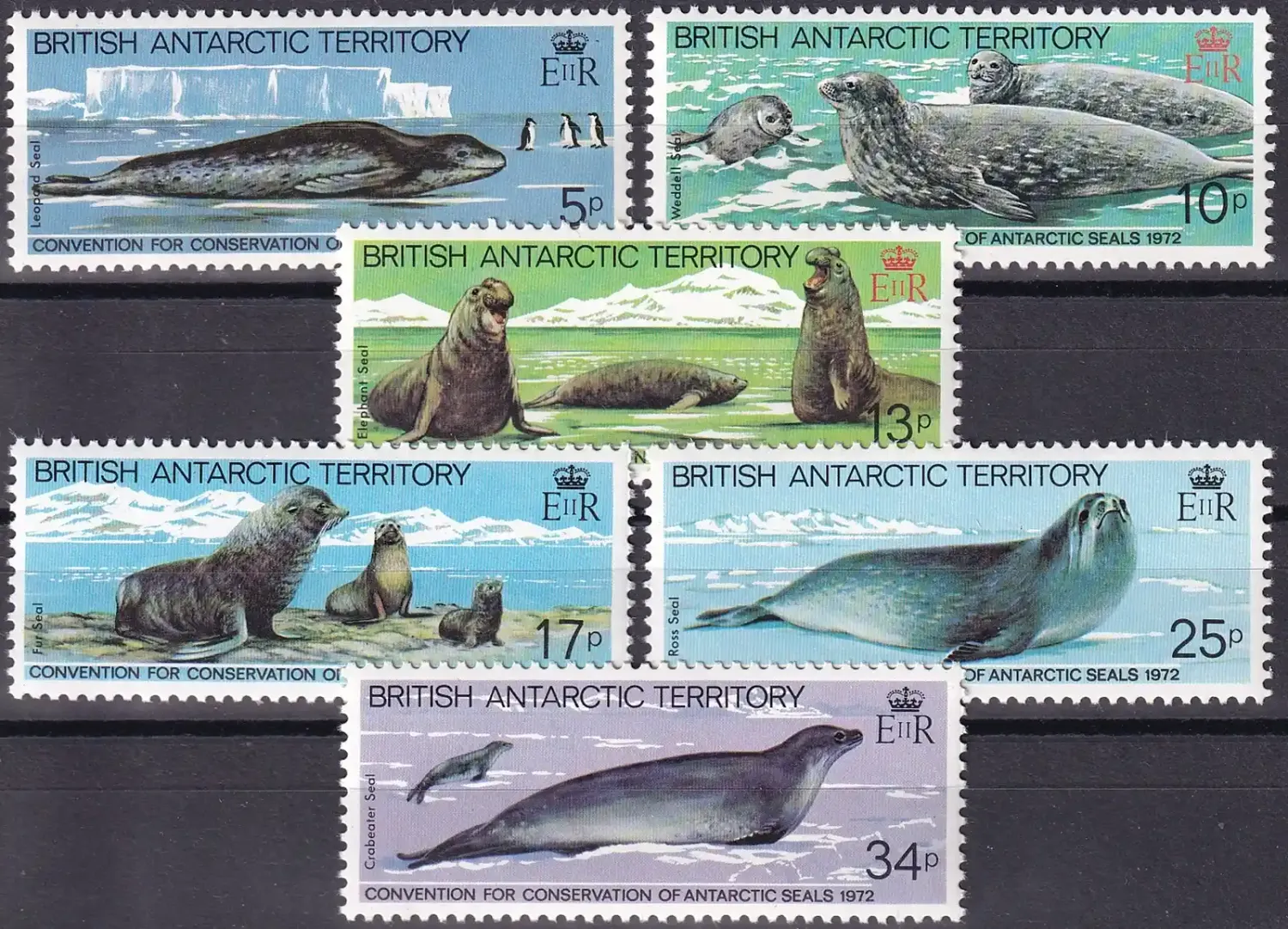 British Antarctic: 1982 Seal Conservation. MNH(**) British Antarctic: 1982 Seal Conservation. MNH(**)