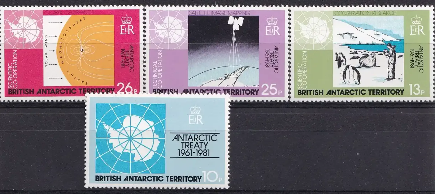 British Antarctic: 1981 Antarctic Treaty. MNH(**) British Antarctic: 1981 Antarctic Treaty. MNH(**)
