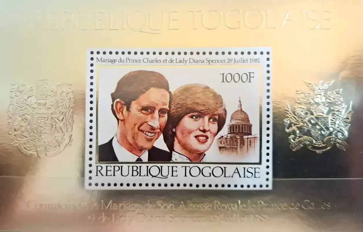 Togo 1981 Royal Wedding of Prince Charles and Lady Diana Spencer. MNH(**) Togo 1981 Royal Wedding of Prince Charles and Lady Diana Spencer. MNH(**)