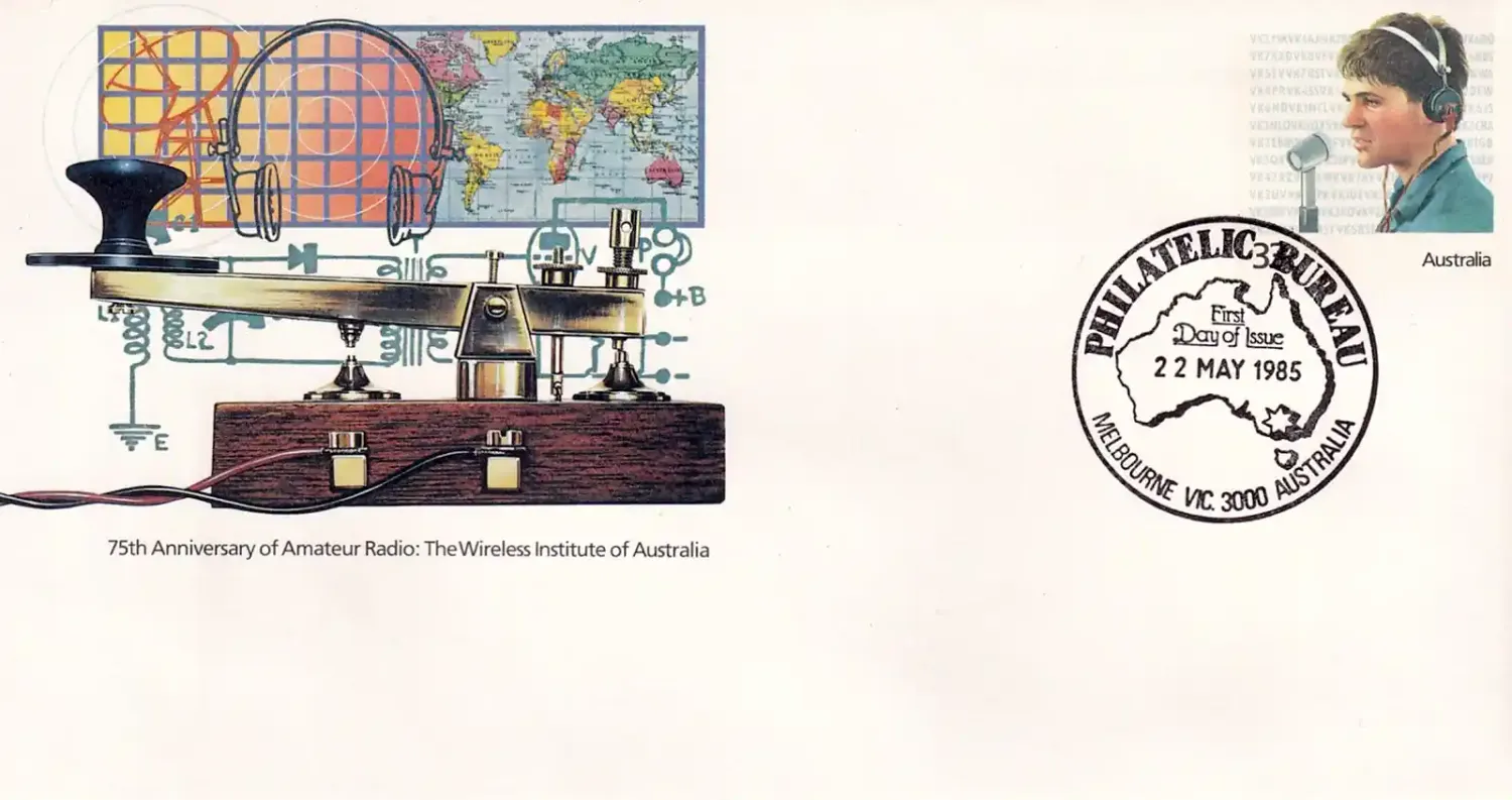 Australia 1985 75th Anniversary Amateur Radio FDC Australia 1985 75th Anniversary Amateur Radio FDC