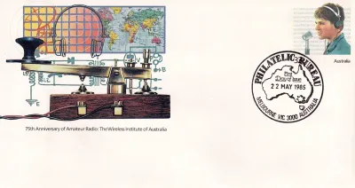Australia 1985 75th Anniversary Amateur Radio FDC Australia 1985 75th Anniversary Amateur Radio FDC