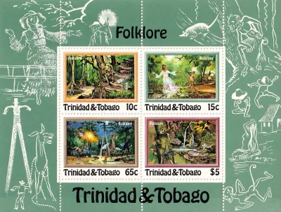 Trinidad & Tobago 1982 Folklore (ss/4v)-MNH(**) Trinidad & Tobago 1982 Folklore (ss/4v)-MNH(**)