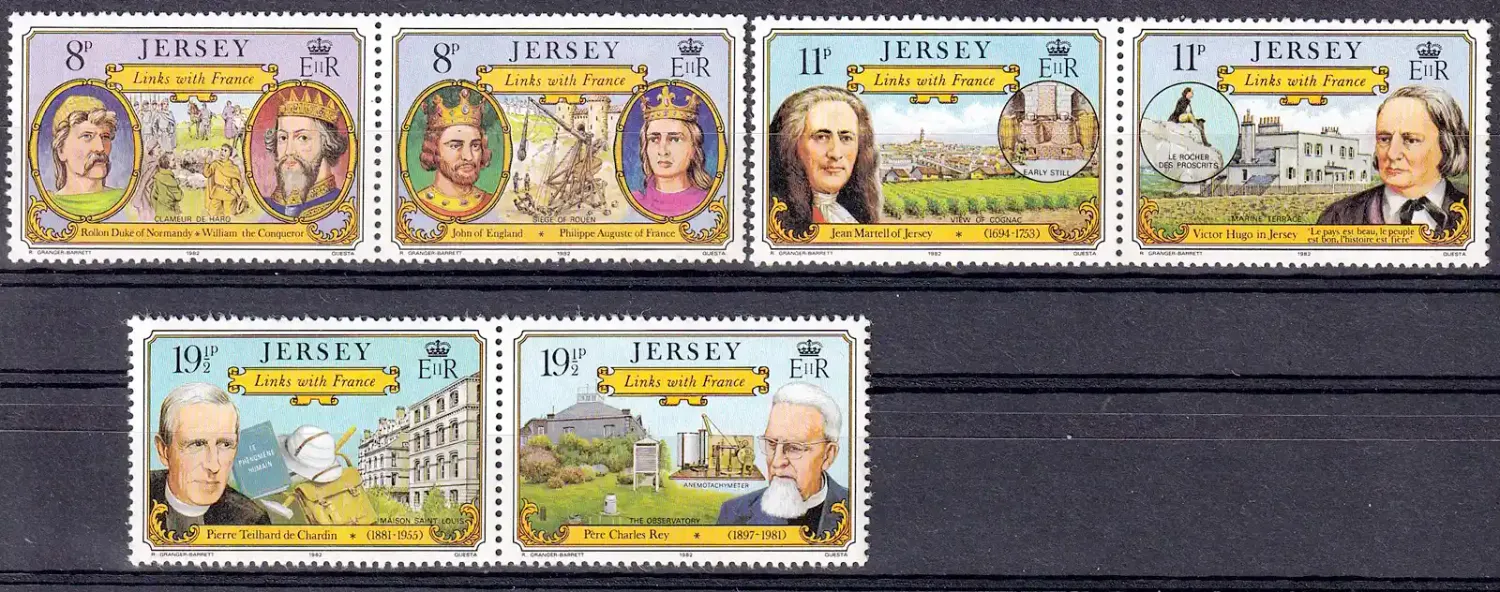 Jersey 1982 Links with France. MNH(**) Jersey 1982 Links with France. MNH(**)