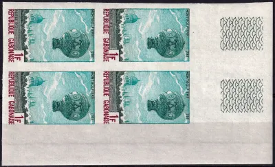 Gabon 1973 History of Flight, Balloon, Imperf Block. MNH(**) Gabon 1973 History of Flight, Balloon, Imperf Block. MNH(**)