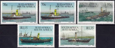 South Africa 1994 Tugboats, Ships (5v). MNH(**)