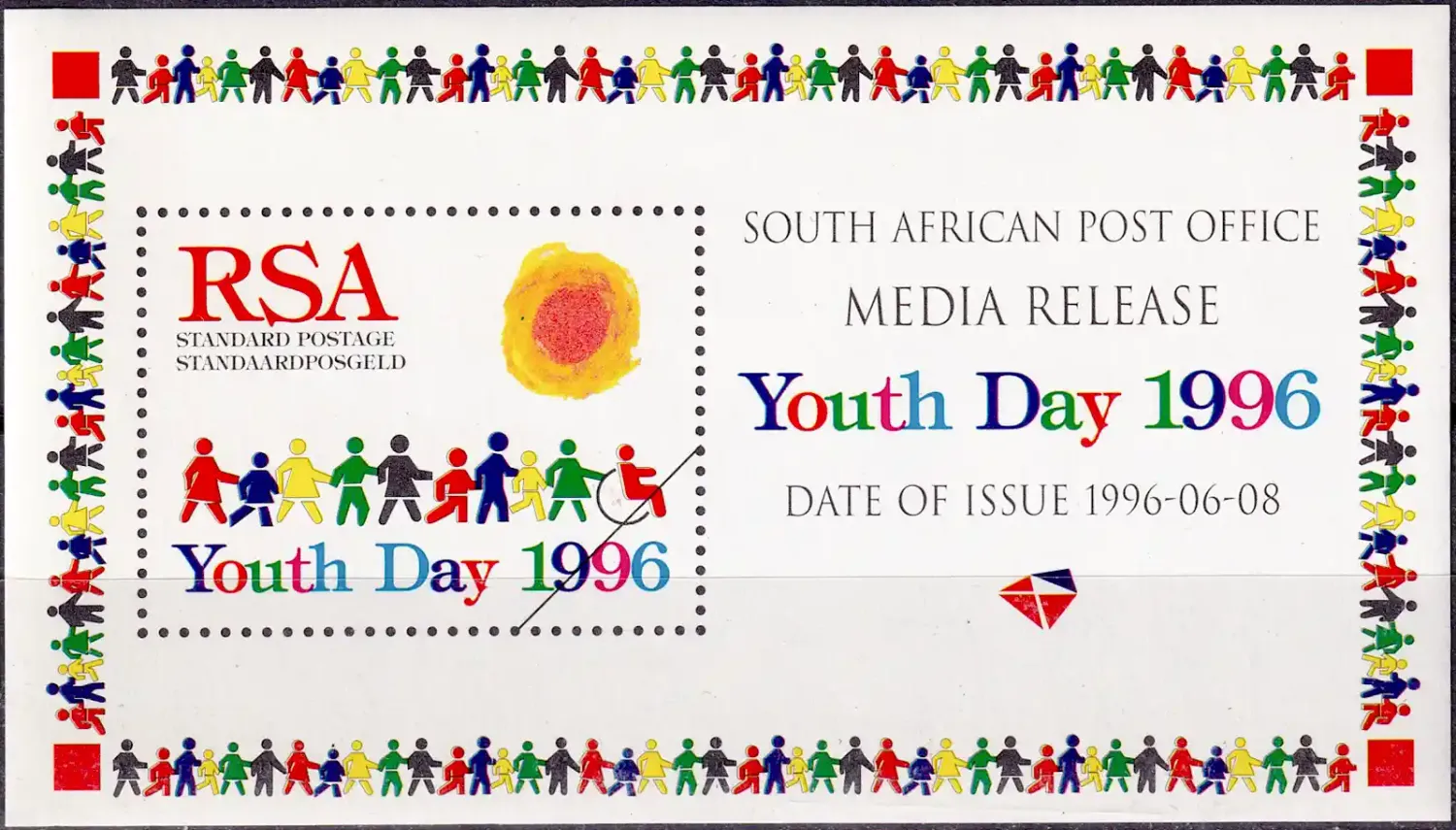 South Africa 1996 Youth Day. Media Sheet MNH(**) South Africa 1996 Youth Day. Media Sheet MNH(**)