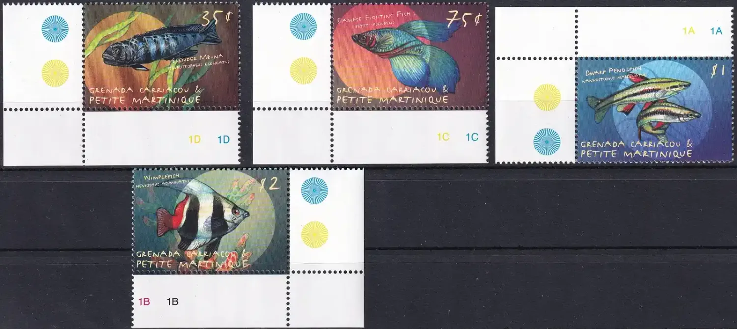 Grenada Grenadines 2000 Tropical Fish (4v). MNH(**) Grenada Grenadines 2000 Tropical Fish (4v). MNH(**)