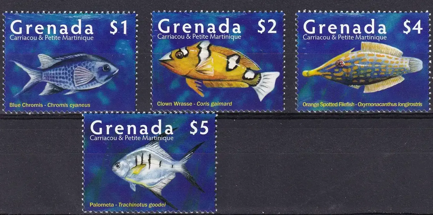 Grenada Grenadines 2009 Tropical Fish (4v). MNH(**) Grenada Grenadines 2009 Tropical Fish (4v). MNH(**)