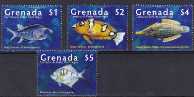 Grenada Grenadines 2009 Tropical Fish (4v). MNH(**) Grenada Grenadines 2009 Tropical Fish (4v). MNH(**)