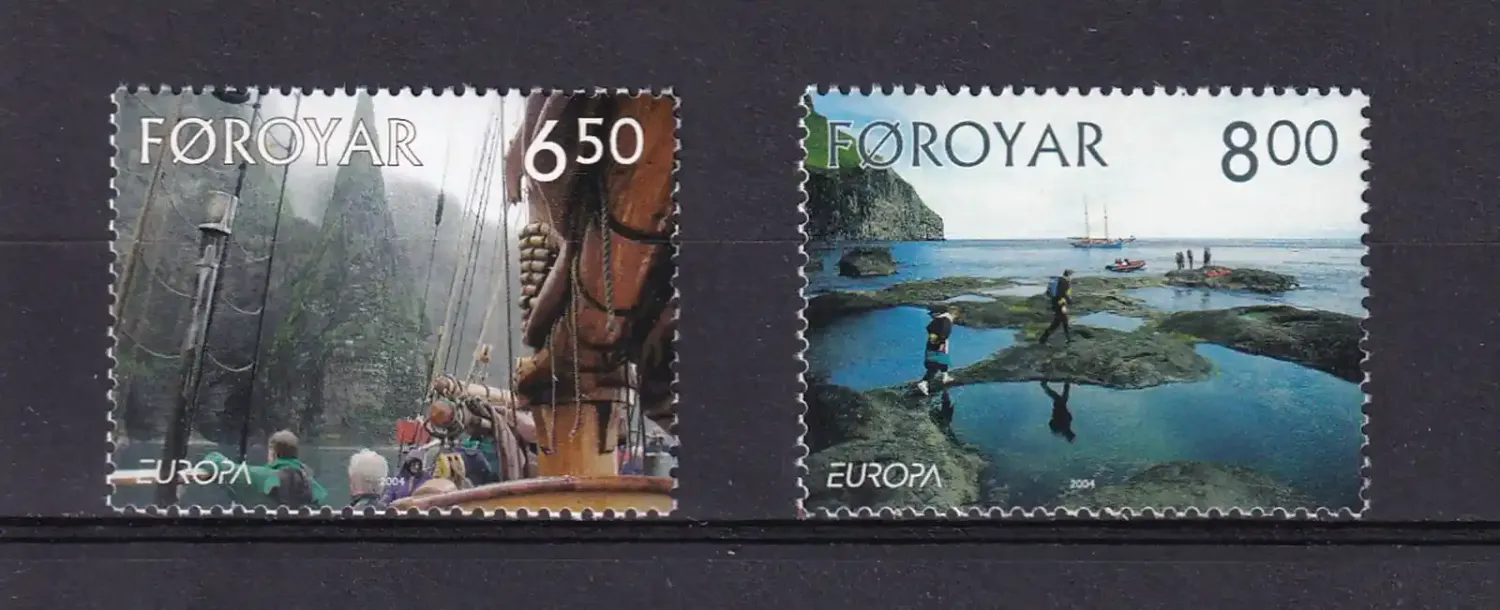 Faroe Islands 2004 EUROPA Stamps - Holidays, Tourism (2v). MNH(**)