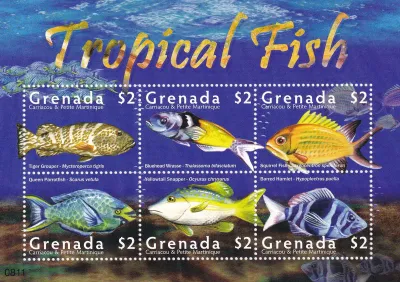 Grenada Grenadines 2009 Tropical Fish (ss/6v). MNH(**) Grenada Grenadines 2009 Tropical Fish (ss/6v). MNH(**)