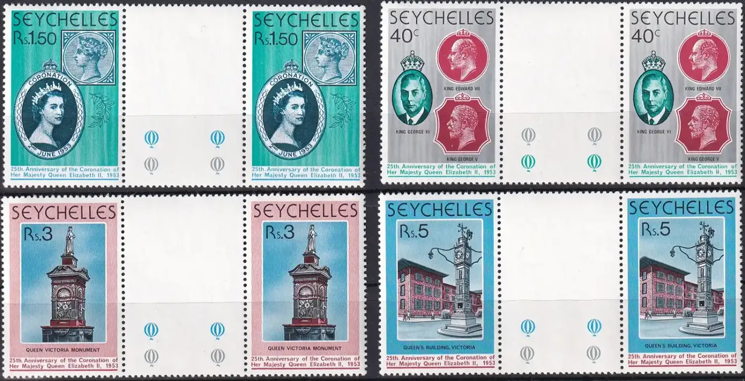 Seychelles 1978 The 25th Anniv of Coronation of Queen Elizabeth II. MNH(**) Seychelles 1978 The 25th Anniv of Coronation of Queen Elizabeth II. MNH(**)