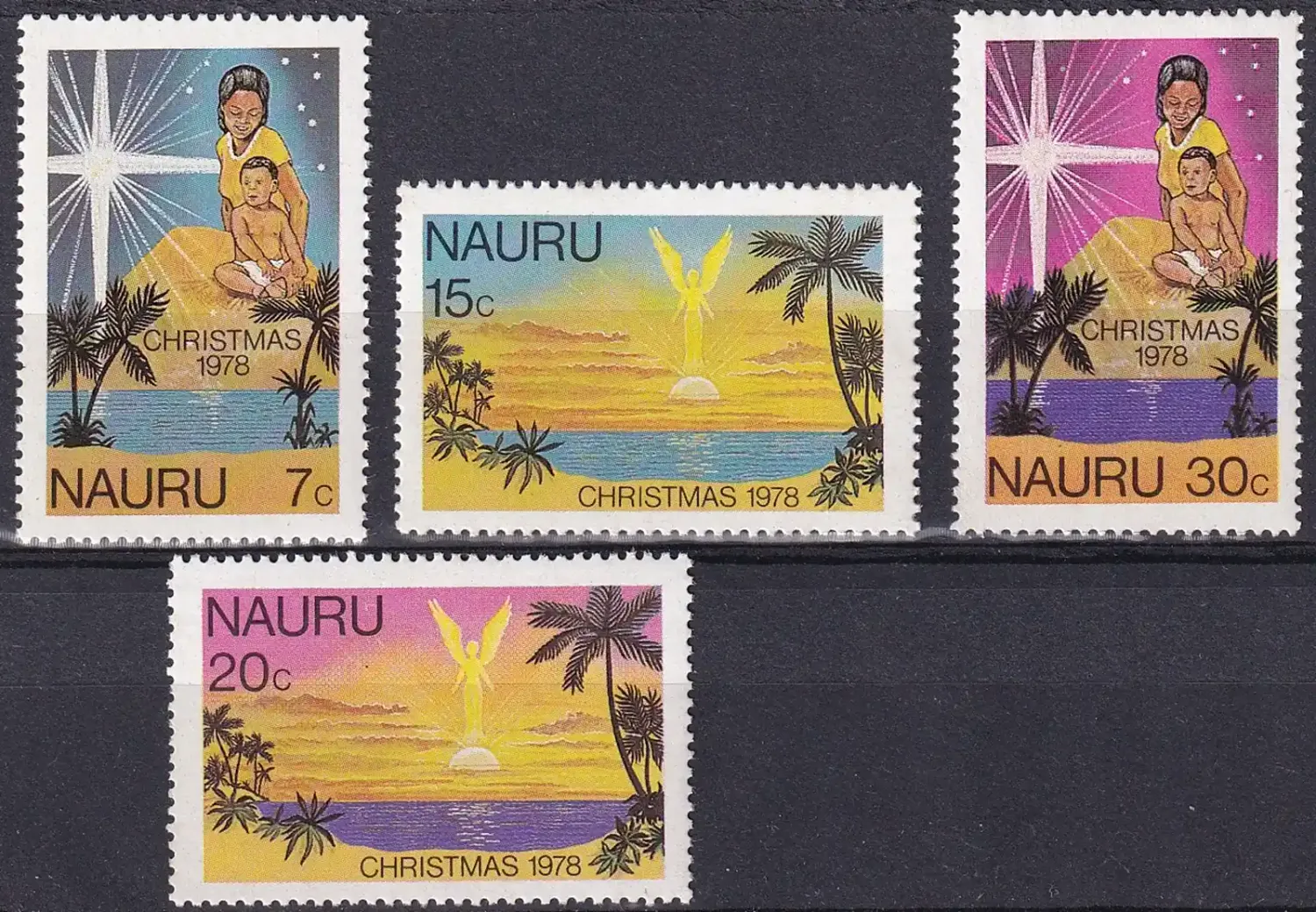 Nauru 1978 Christmas (4v) MNH(**) Nauru 1978 Christmas (4v) MNH(**)