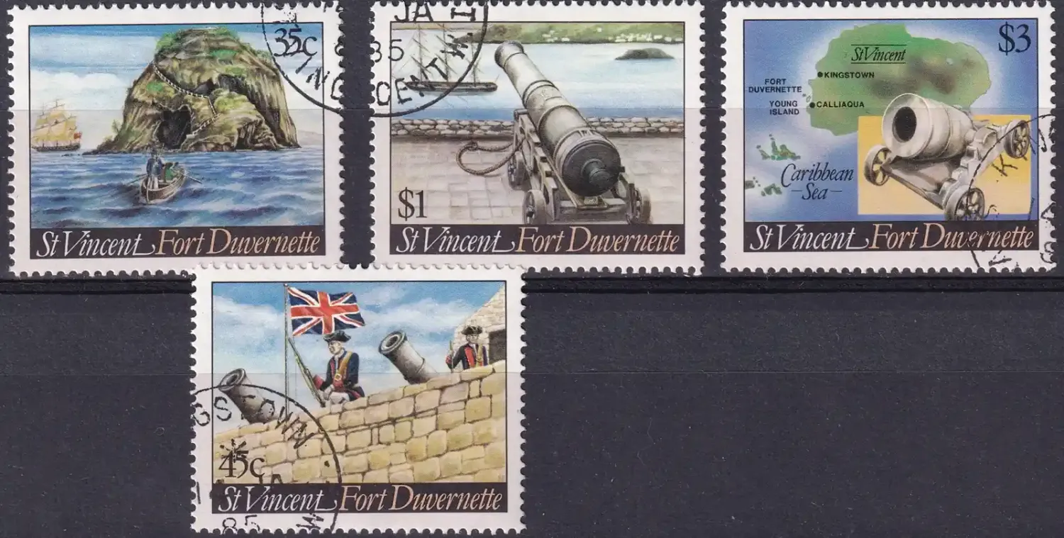 St. Vincent 1984 Fort Duvernette. (4v) CTO, NH(**) St. Vincent 1984 Fort Duvernette. (4v) CTO, NH(**)
