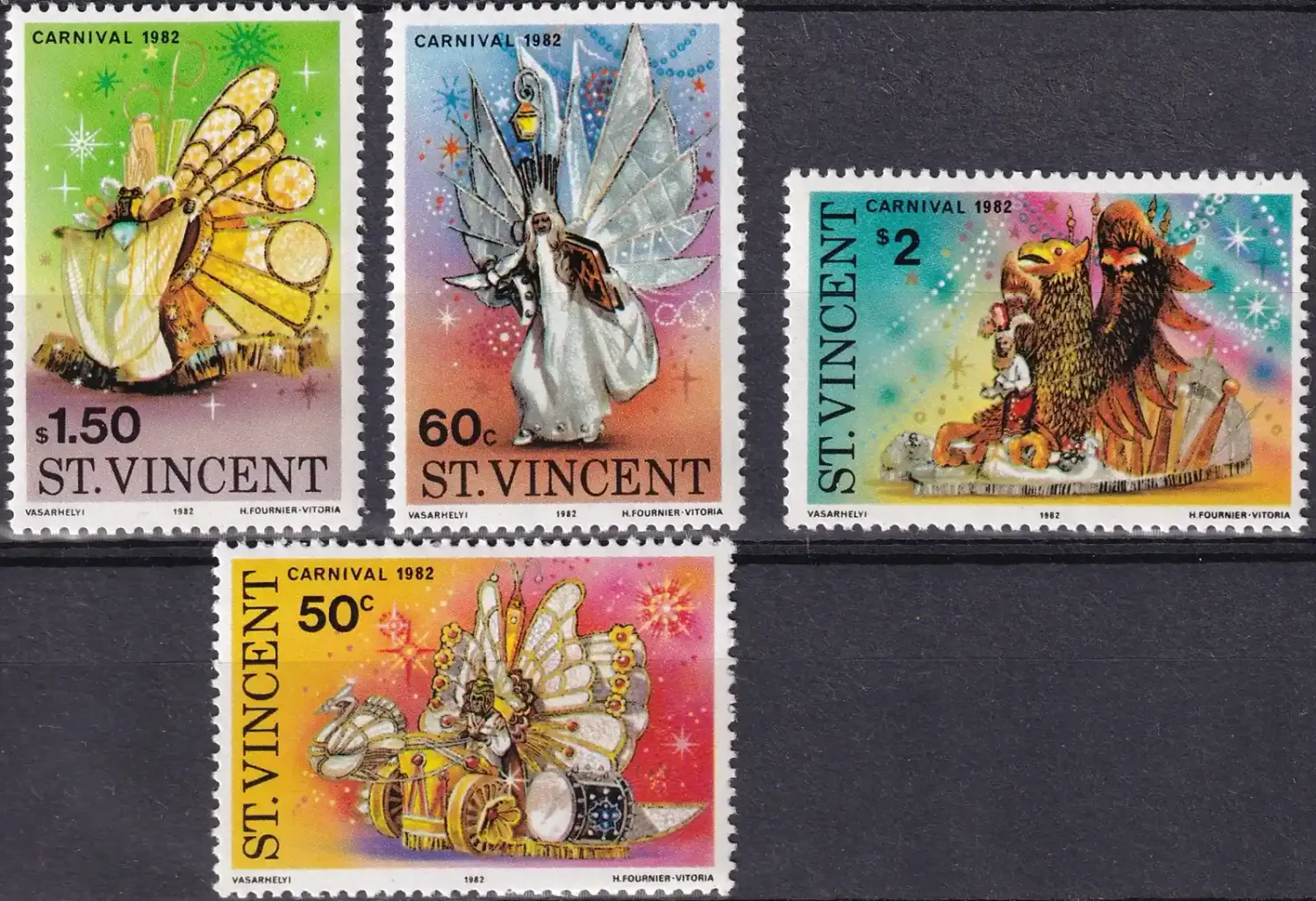 St. Vincent 1982 Carnival (4v) MNH(**) St. Vincent 1982 Carnival (4v) MNH(**)