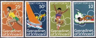 St. Vincent 1980 Sport for All. (4v) MNH(**) St. Vincent 1980 Sport for All. (4v) MNH(**)